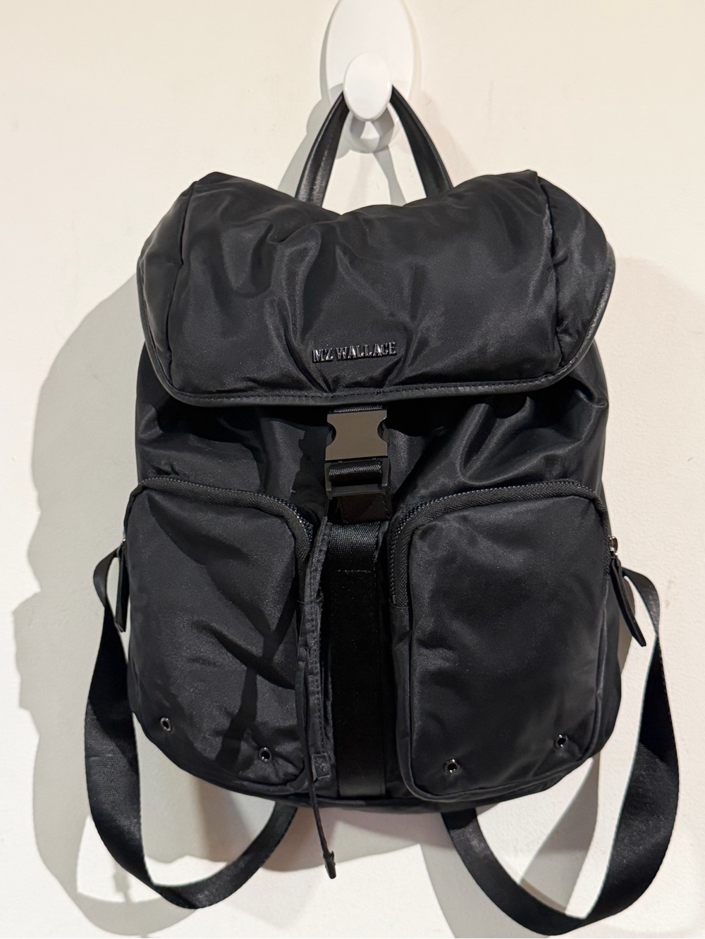 MZ Wallace Black Apex Nylon Backpack